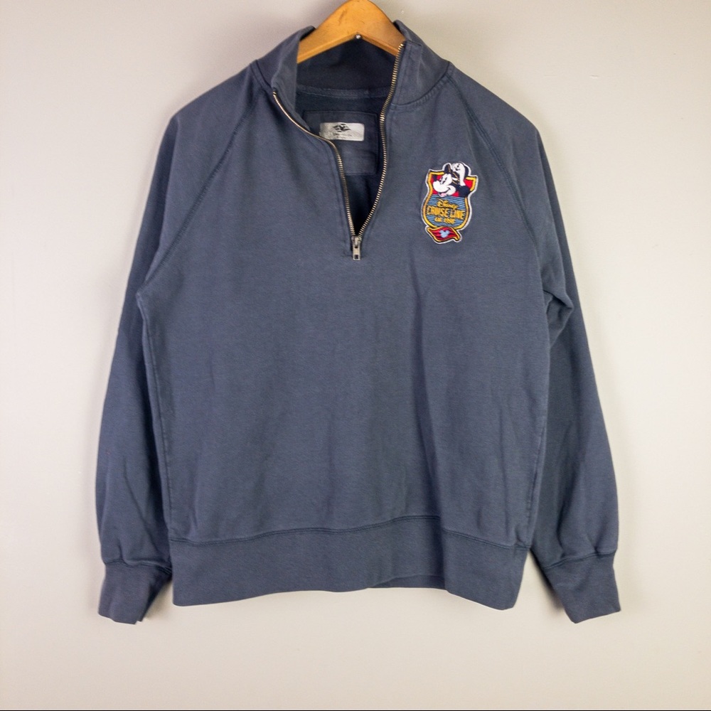 Mickey Disney Cruise Line Quarter Zip Sweatshirt